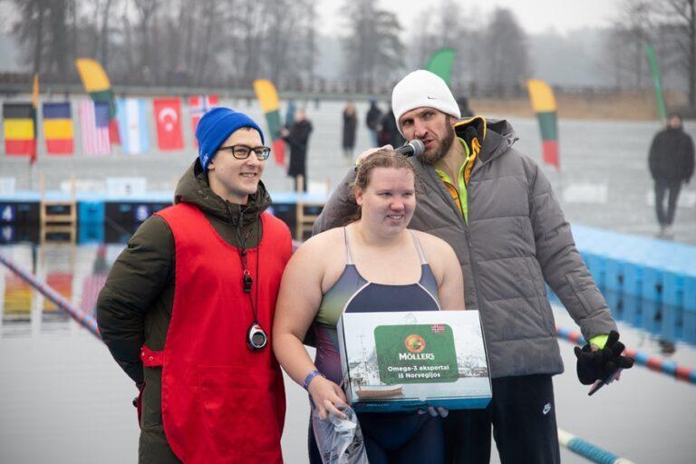 Lamanšą perplaukti besiruošianti Juneta Krylovaitė tapo ekstremalios distancijos Trakų eketėje čempione